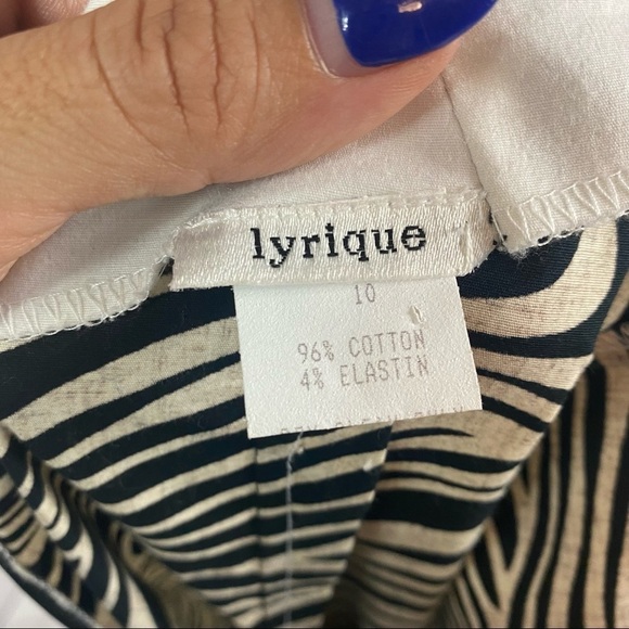 LYRIQUE strapless summer half open back summer mini cone dress Sz 10 - Picture 6 of 8